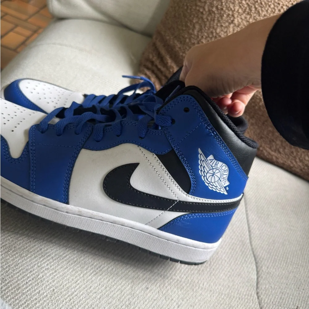 Nike Air Jordan 1 Mid Shoes 'Game Royal